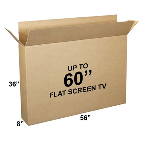 electrical box for flat screen tv|60 inch tv packing box.